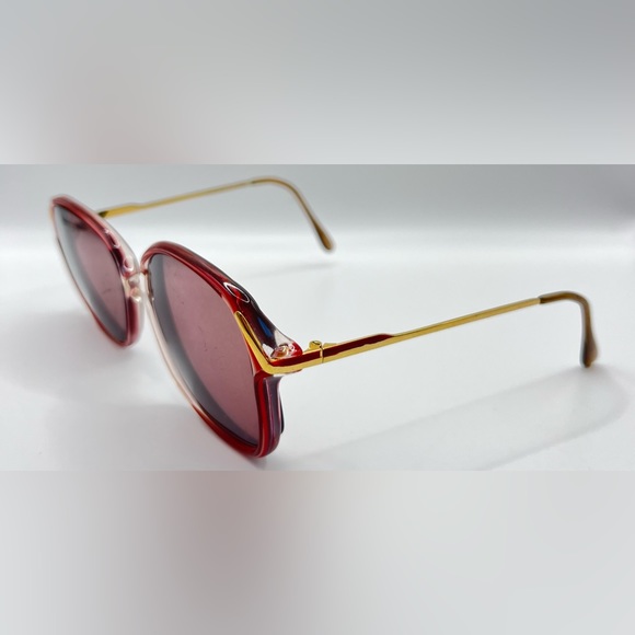 Vintage Clearvision Pink Translucent Oval Butterfly Sunglasses Frames Only - Picture 2 of 8